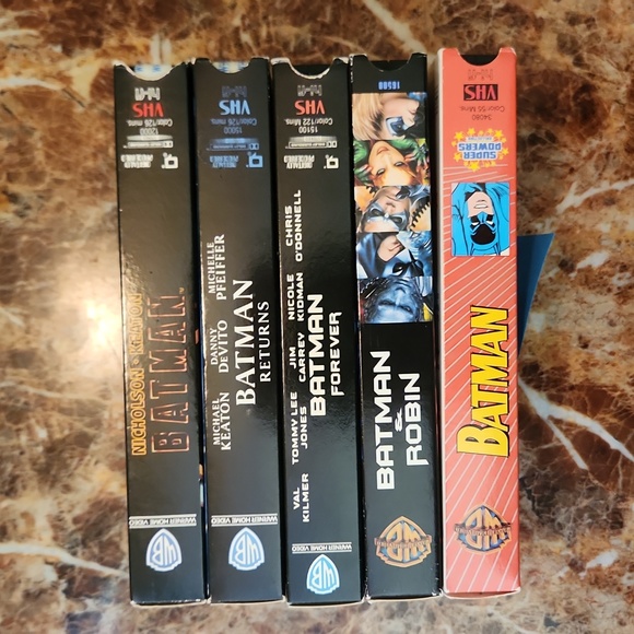 VINTAGE BATMAN VHS TAPES. Unsealed - Picture 3 of 4